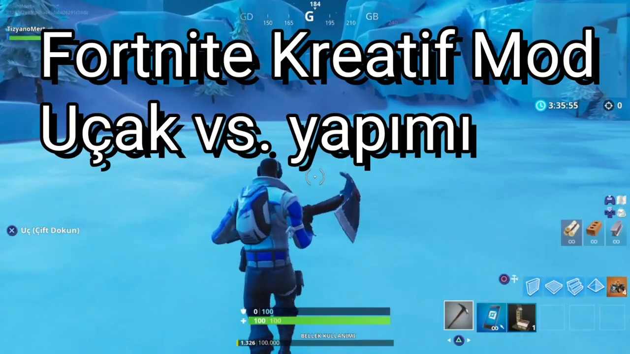 Fortnite Kreatif mod’da Uçak nasıl yapılır?(Diğer Araçlarda)