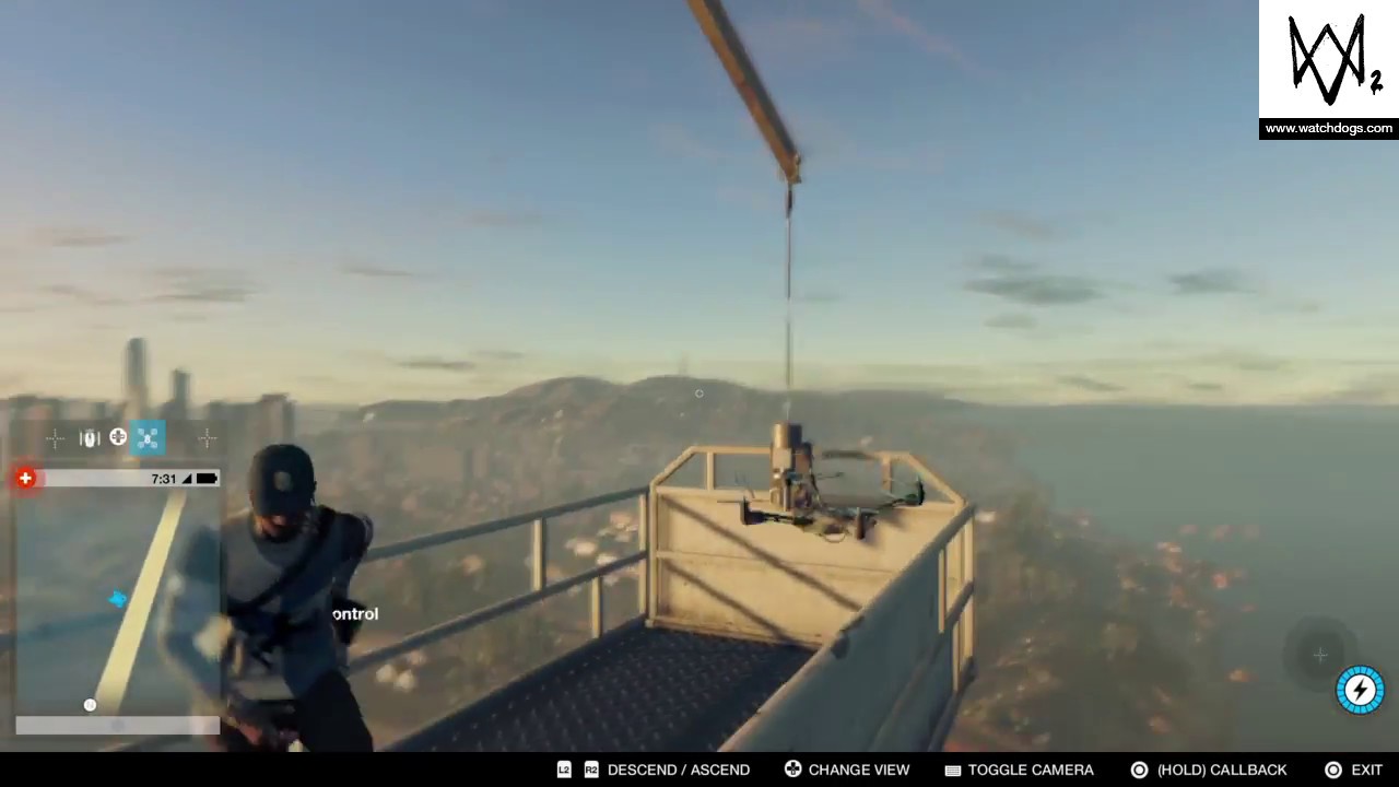 WATCH_DOGS® 2 Golden gate köprüsünden atlamak