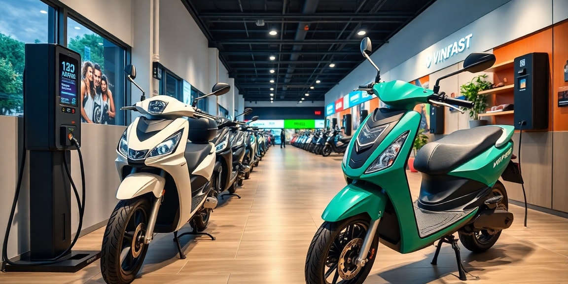 VinFast, 66 Yeni Bayiyle Elektrikli Motosiklet Ağını 750’ye Çıkardı